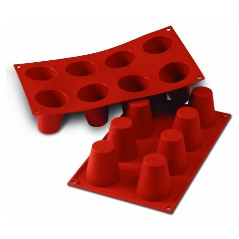 Stampo Baba' 8cavita 5,5cm Classic Terracotta Silicone - Foto 1