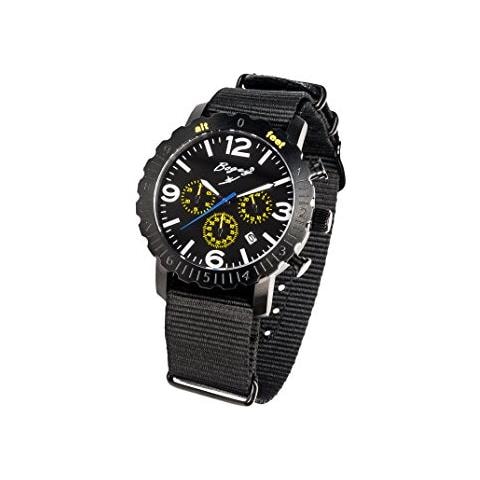 Orologio Cronografo Quarzo Uomo con Cinturino in Gomma BSFS004YLBK - Foto 4