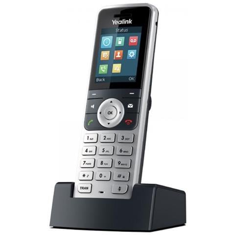 vers W53h Cornetta Del Telefono Dect Telephone Handset Identificatore Di Chiamata Nero, Argento - Foto 2