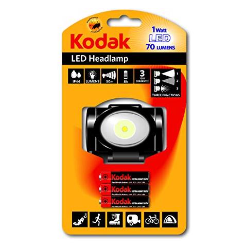 30413863 Lampada Frontale 70 Led, Plastica E Metallo, Nero - Foto 1