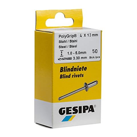 1464843 Rivettopoly Presa M5 X 7 X 13,5 Millimetri In Alluminio 50 Pezzi - Foto 1