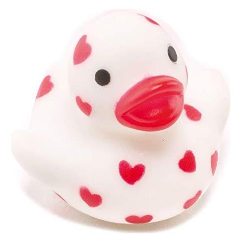Anatre Af217 Mini Cuore Galleggiante In Gomma (confezione Da 6) Perfetto Favore Di Partito Bag Filler Per I Bambini Assortiti - Foto 2