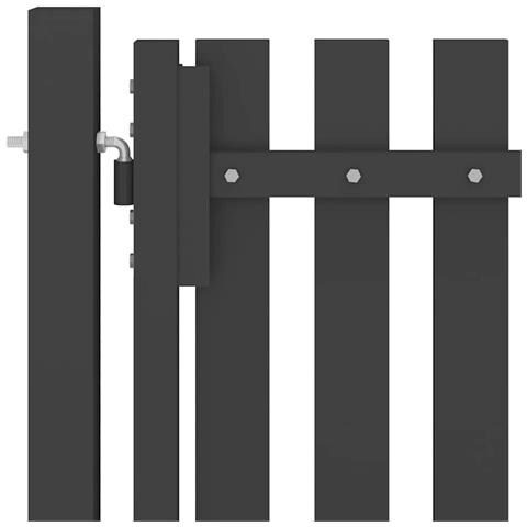 Cancello Per Recinzione In Acciaio 1x1,25 M Antracite - Foto 2