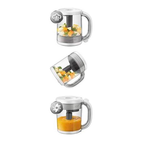 Robot Da Cucina Philips Scf883 / 01 4-in-1 - Grigio - Foto 4