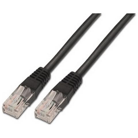 10.20.0401-BK, RJ-45, RJ-45, Maschio / maschio, Cat6e, U / UTP (UTP) , Nero - Foto 2