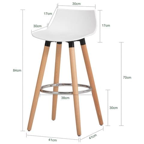 Sgabelli Da Bar Watson & Whitely Set Di 2 | Imbottiti In Tessuto, Schienale, Gambe In Metallo Nero | Altezza Seduta 66 Cm