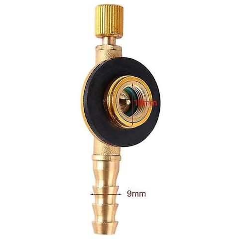 Adaptateur / Connecteur Pour Bouteille De Gaz - En Cuivre Doré - Pour Raccordement De Réservoir