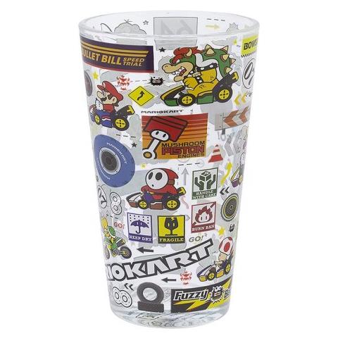 Super Mario Kart Bicchiere - Glass Con Logo 450 Ml - Paladone Products - Foto 1