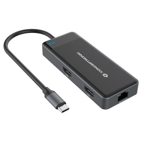 Docking Station 7-in-1 Usb 3.2 Gen. 1 - 2x Hdmi, 3x Usb-a, Gbe Lan, 100w Usb Pd - Foto 2