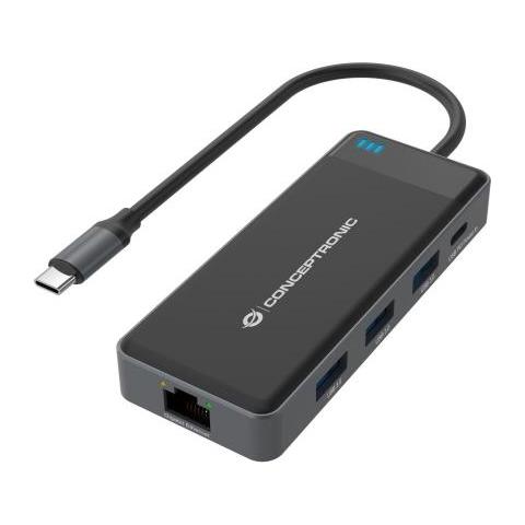 Docking Station 7-in-1 Usb 3.2 Gen. 1 - 2x Hdmi, 3x Usb-a, Gbe Lan, 100w Usb Pd - Foto 1