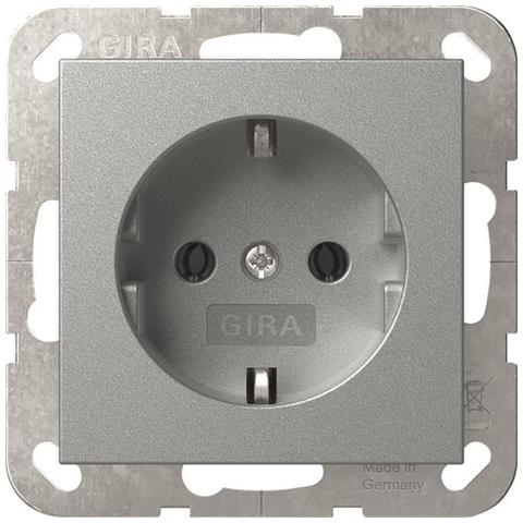 418826 Schuko System 55 F Alu (418826) - Foto 1