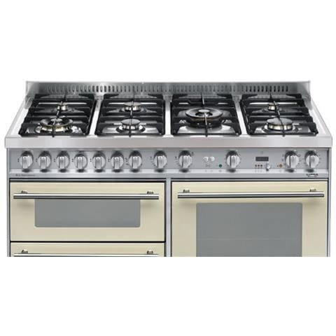 PBI126SMFET+DMFT / 2AEO Cucina freestanding Gas Avorio, Acciaio inossidabile A - Foto 2