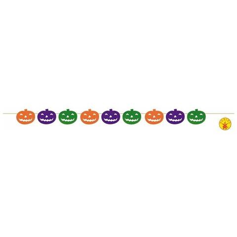 Ghirlanda Rubies Feltro 2 M Zucca Halloween - Foto 1