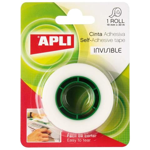 Nastro Adesivo Apli Trasparente 10 Pezzi 19 X 33 Mm - Foto 1
