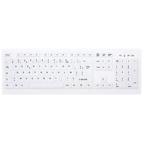 Tastiera Wireless AK-C8100F-FU1-W/FR  (Layout Francese) Colore Bianco - Foto 1