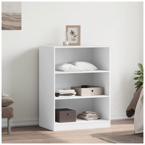 Armadio Bianco 77x48x102 Cm In Legno Multistrato - Foto 3