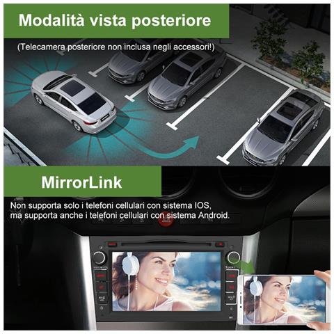 Autoradio Per Opel Meriva Corsa Zafira Vivaro Antara Tigra (2gb+32gb) 7 Pollici Android 12 Car Radio Con Navigatore Bt Wifi Dsp Rds Lettore Cd Dvd - Foto 7