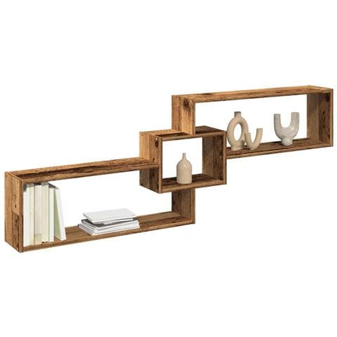 Mobile A Parete 158x18x53 Cm Legno Antico In Legno Multistrato - Foto 1
