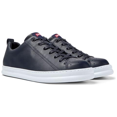Strobel Sneakers Pelle Di Mucca Scarpe Uomo Blu Eu 43, K100226-049 - Foto 1