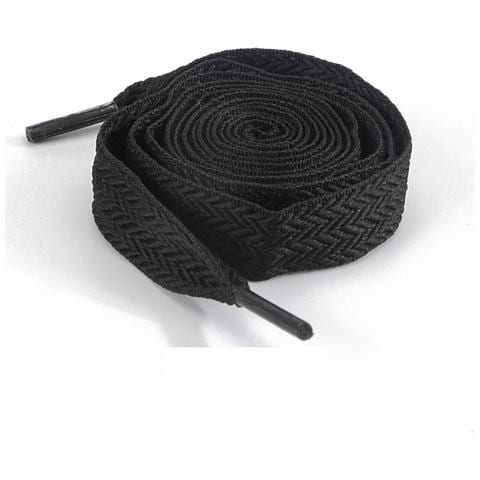 Lacci Piatti, Stile Versatile - 2 Paia Black - Foto 1