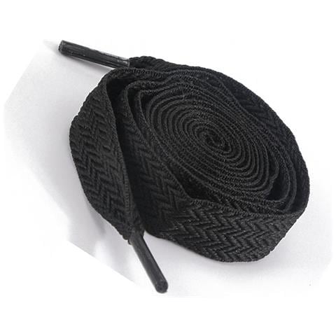 Lacci Piatti, Stile Versatile - 2 Paia Black - Foto 3