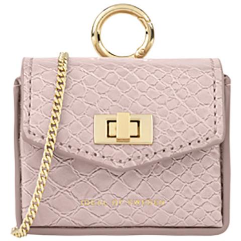 Mini Borsa Per Airpods Di Qualsiasi Generazione Modello Ava Con Tracolla Regolabile, Rosa - Foto 2