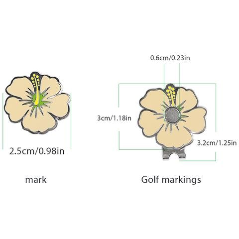 Clip Per Cappello Da Golf Con Pennarello Magnetico Yellow - Foto 3