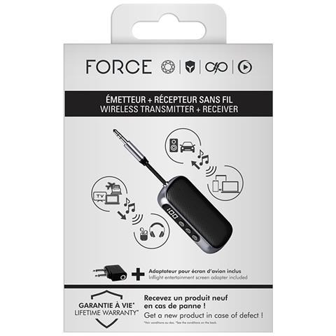 Adattatore Audio Bluetooth 2-in-1 Trasmettitore E Ricevitore Con Jack Da 3,5 Mm, Nero - Foto 5