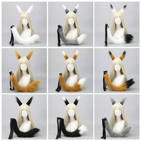 Coda Di Volpe Peluche, Accessorio Cosplay Di Coda Di Volpe Coccolosa Camel - Foto 2
