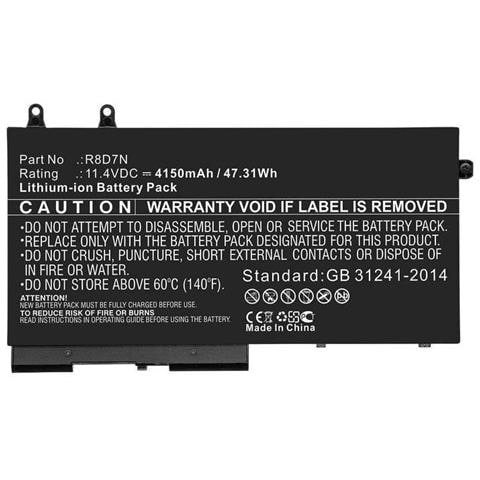 Laptop Battery 45.6wh Li-ion 11.4v 4000mah 451-bcqz For - Batterie - 4.000 Mah (451-bcqz-cp) - Foto 1