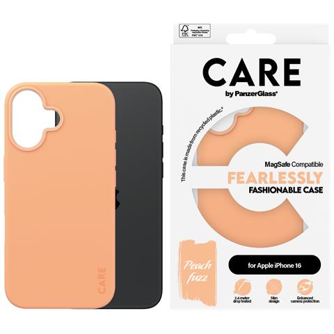 CARE by PG Peachy MagSafe iPhone16 6.1 custodia per cellulare Cover Trasparente - Foto 4