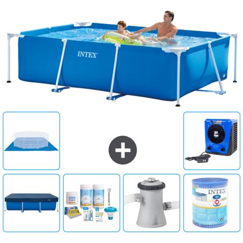 Piscina Fuori Terra - Rettangolo - 260x160x65 Cm - Blu - Include Accessori Coordinati A86 - Foto 1