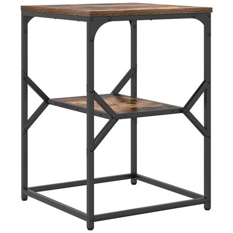 Tavolino  in rovere affumicato 41x40x60 cm in legno ingegnerizzato - Foto 1