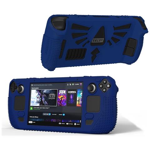Custodia Protettiva In Silicone Per Console Di Gioco Steam Deck Blue - Foto 1