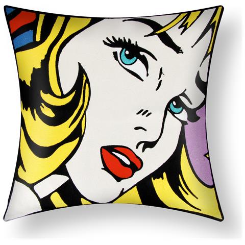 Set Di 2 Copricuscini 45x45 Cm Ricamati Art Galexia - Foto 1