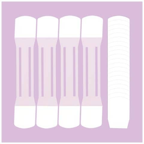 Nastro Traslucido Per Lifting Viso Con 4 Strisce E 20 Cerotti - Elastico, Invisibile E Autoregolante - Foto 2