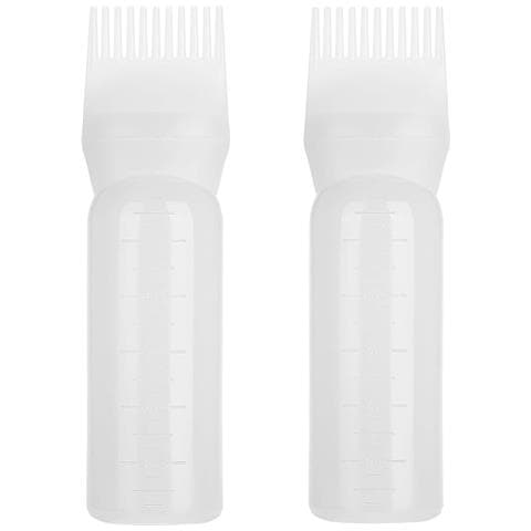 Flacone Con Applicatore Per Olio Per Capelli 160 Ml Bianco 2 Pezzi - Foto 1