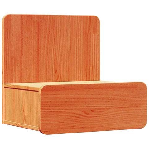 Comodino Cera marrone 44 x 32.5 x 40 cm Legno di pino massello - Foto 1