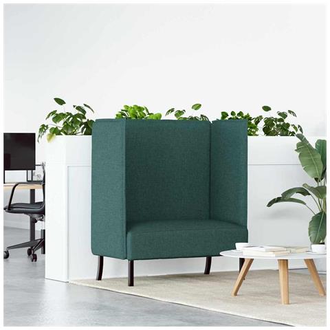 Divano alto Verde scuro 109 x 56 x 121 cm Tessuto - Foto 2