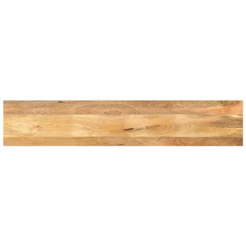 Piano per Tavolo 140x30x2,5cm Rettangolare Legno Massello Mango - Foto 1