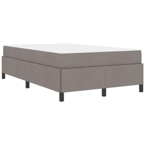 Letto a molle Tortora e Nero 120 x 200 cm - Foto 1