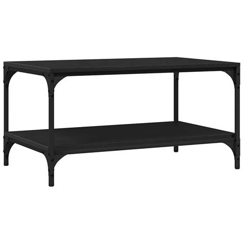 Tavolino da salotto Rovere nero 80 x 50 x 40 cm - Foto 1