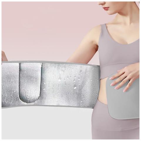 Cintura Snellente Sudore Ioni Argento - Supporto Fitness Regolabile Grey - Foto 4