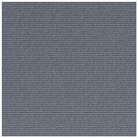 Runner in Moquette Grigio chiaro 100 x 100 cm Tessuto - Foto 1