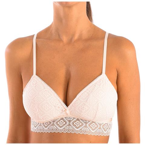 Reggiseno Bralette Da Donna In Pizzo Senza Fili Kim. - Foto 1