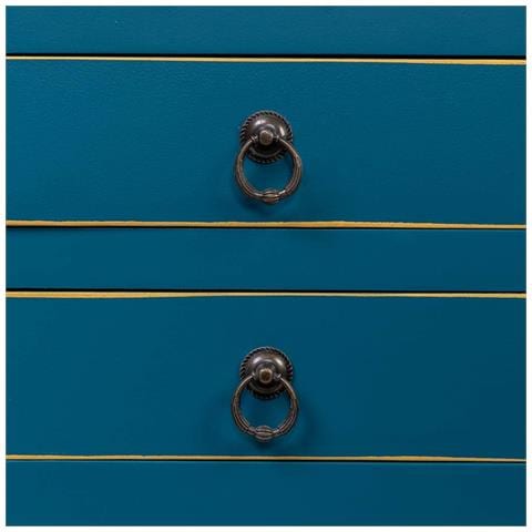 Armadio In Legno Con 4 Cassetti E 2 Porta 63x26x100 - Foto 8