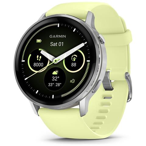Venu 010-03014-02 Smartwatch E Orologio Sportivo 3,56 Cm (1.4"") Amoled 45 Mm Digitale 454 X 454 Pixel Touch Screen Argento Wi-fi Gps (satellitare) - Foto 1
