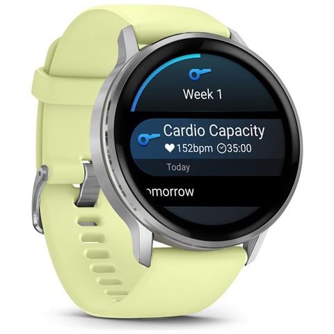 Venu 010-03014-02 Smartwatch E Orologio Sportivo 3,56 Cm (1.4"") Amoled 45 Mm Digitale 454 X 454 Pixel Touch Screen Argento Wi-fi Gps (satellitare) - Foto 2