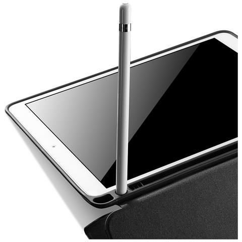Cover per iPad 9.7 (2018) - Pelle /PU, Nero, Auto Wake /Sleep - Foto 4