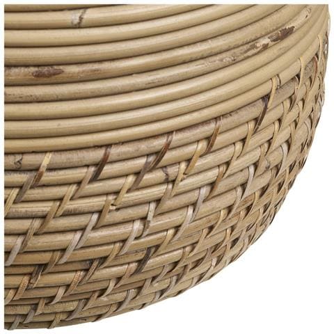 Moro - Set 2 Cesti In Rattan Kubu Naturale (piccolo E Grande) - Foto 2